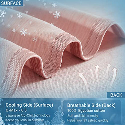 Marchpower Arc-Chill Cooling Blanket for Hot Sleepers Twin Size Pink - color: Pink, size: Twin 59" X 79"