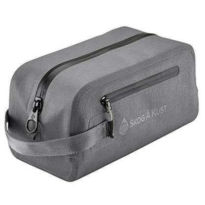 DoppSåk Waterproof & Leak-Proof Travel Toiletry Bag | Large, Charcoal Grey - color: Charcoal Grey, size: Large