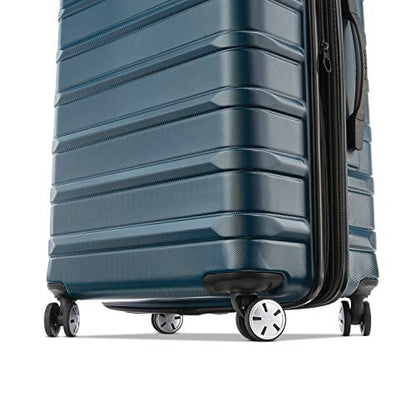 Samsonite Omni 2 Hardside 2 Piece Set - Includes Carry-On & Medium Checked Suitcases - 360° Dual Spinner Wheels - Integrated TSA Lock & Expansion - Amazon Exclusive -Nova Teal - color: Nova Teal, size: 2-Piece Set (Carry-on/Medium)
