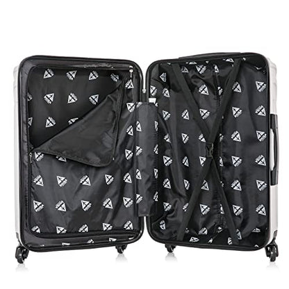 InUSA VASTY 20-Inch Carry-On Hardside Spinner Luggage Lightweight Grey - color: Grey, size: 20 Inch