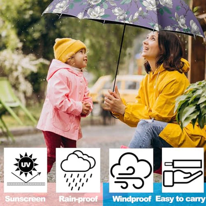 Small Travel Folding Umbrella for Girl - color: TE