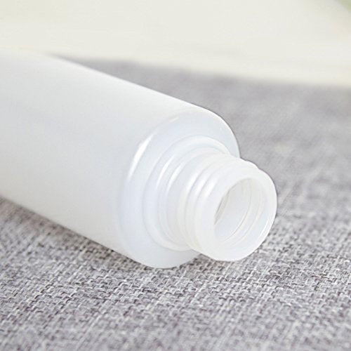 ALINK 여행용 사이즈 플라스틱 빈 세면도구 병, 30ml (1온스) 라벨 포함 액체 용기 6개 팩