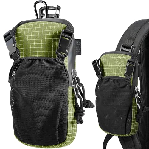 Phone Holder for Backpack Molle Phone Holster Bag Phone Case Pouch - color: Green