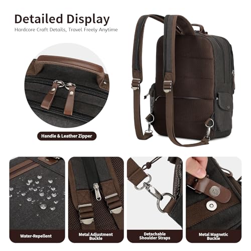 mygreen Canvas Cross Body Messenger Bag Shoulder Sling Backpack Travel Rucksack - color: Grey Xl-convertible