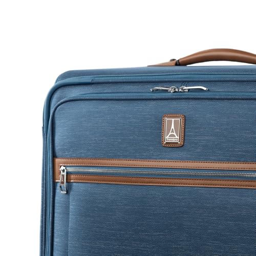 Travelpro Platinum Elite Checked Luggage Spinner, Coastal, 29-Inch - color: Coastal Blue, size: Checked-Large 29-Inch