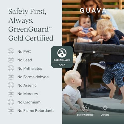 Guava Lotus Travel Crib with Lightweight Backpack Design | Baby Travel Bed