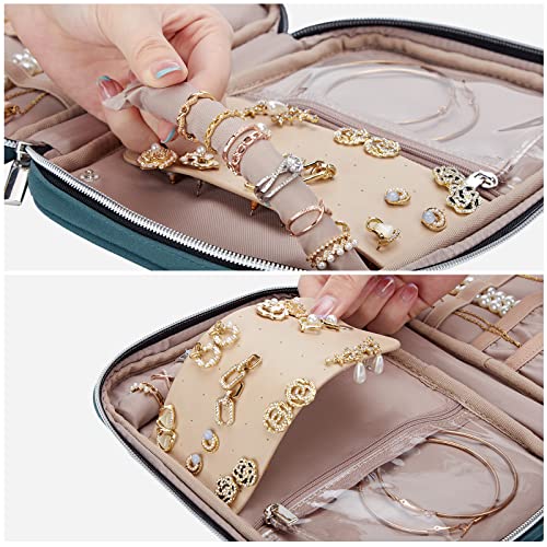 BELALIFE Travel Jewelry Organizer - color: Lake-Blue