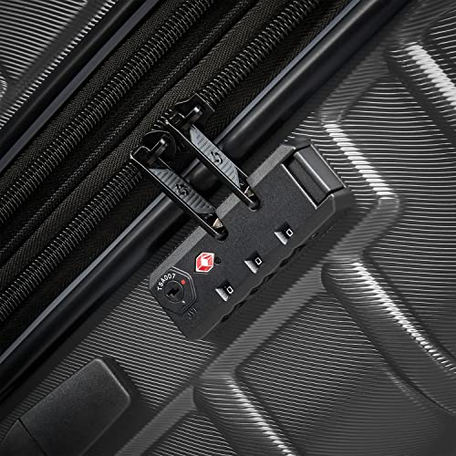 Samsonite Omni 2 Hardside Expandable Luggage with Spinner Wheels, 2-Piece Set (19/24), SOLID CHARCOAL - color: Solid Charcoal, size: 2-Piece Set (Carry-on/Medium)