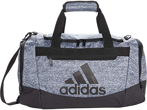 adidas Unisex Defender 4.0 Gym Duffel Bag for Men and Women - color: Jersey Onix Grey/Black, style: Small 38l