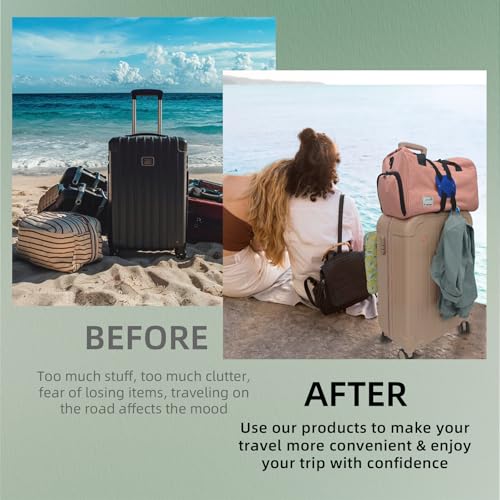 Luggage Straps Bag Bungees, Adjustable TSA-Approved – High Elastic Suitcase Belt for Securing Carry-On (1 Pack Blue) - color: S-Blue