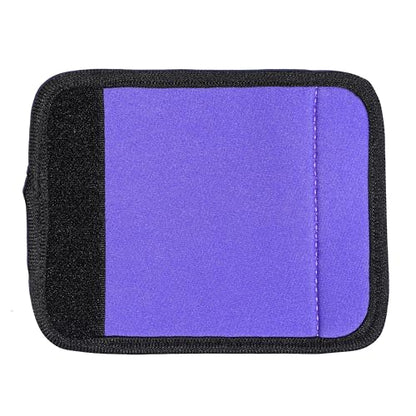 Neoprene Luggage Handle Wraps for Traveling Bright Color Luggage Identifiers|Handle Wraps|Handle Covers - color: Lavender
