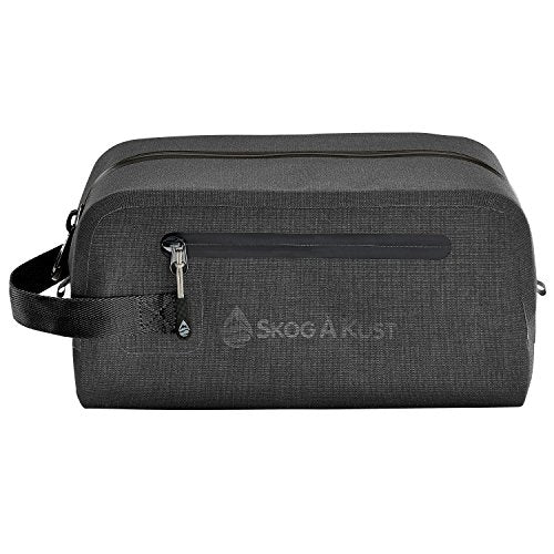 DoppSåk Waterproof & Leak-Proof Travel Toiletry Bag | Large, Black - color: Black, size: Large