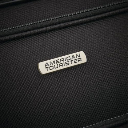 American Tourister Fieldbrook XLT Softside Upright Luggage, Black, 3-Piece Set (BB/21/25) - color: Black, size: 3-Piece Set (BB/21/25)