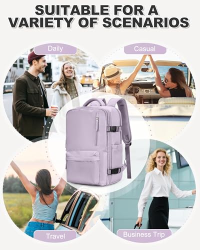 Vacuum Backpack Travel with Pump, Vacuum Seal Compression Bags For Clothing - color: D11-purple, size: X-Large
