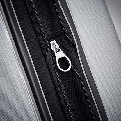Samsonite Winfield 3 DLX Hardside Expandable Luggage with Spinners, Silver, Checked-Large 28-Inch - color: Silver, size: Checked-Large 28-Inch