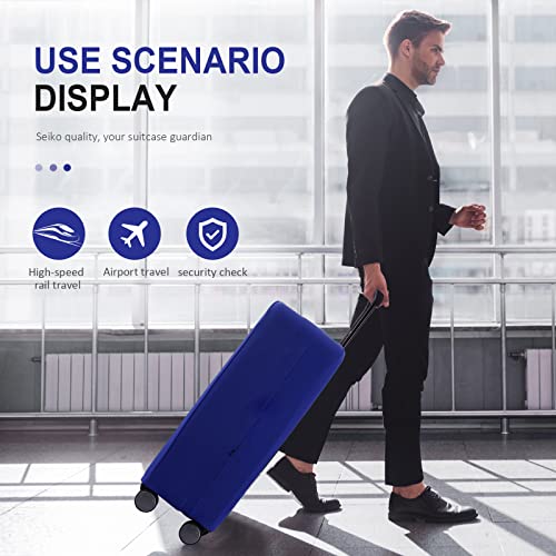 Travel Luggage Cover - Scratch-Resistant Fit 19-31 Inch, Blue, XL(28-29 inch) - color: Blue, size: 28-29 inch