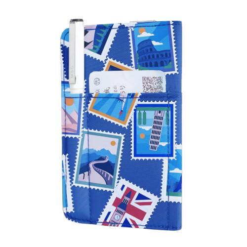 Travelon RFID Blocking Flap Passport Holder - color: World Attractions Print