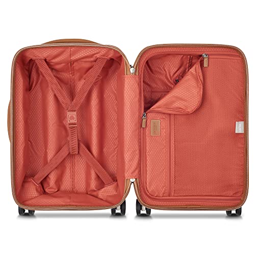 DELSEY PARIS Chatelet Air 2.0, Carry-On and Backpack, Chocolate Brown - color: Chocolate Brown, size: 2 Piece Set (20/Backpack)