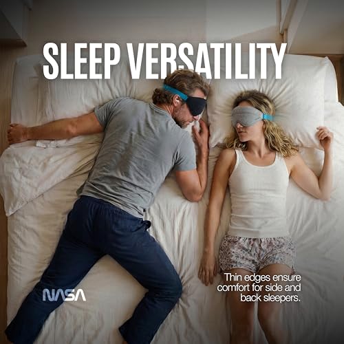 NASA Sleep Mask with LightBlock™ Barrier - color: Lunar Grey