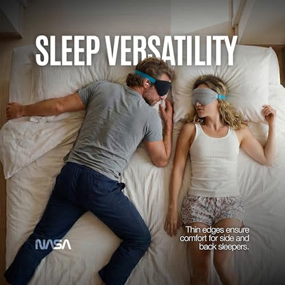 NASA Sleep Mask with LightBlock™ Barrier - color: Lunar Grey
