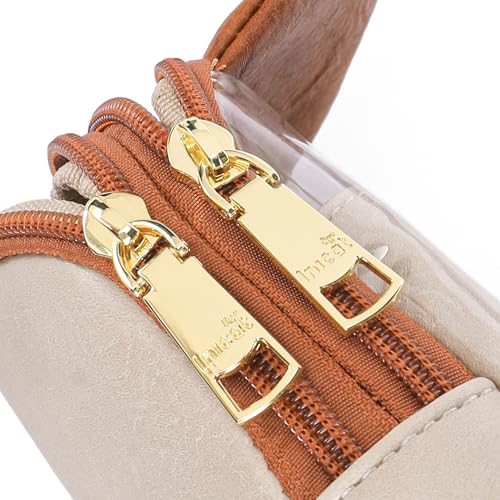 INICAT Touchscreen Crossbody Phone Purse, Small Sling Bag for Women,Brown - color: Apricot Brown, size: Large