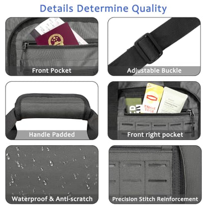 Goloni 65L Foldable Duffle Bag for Travel, Large Durable Travel Duffel Bag - color: Grey