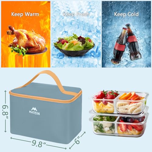 MATEIN Rolling Teacher Bag with Wheels, 15.6 Inch Rolling Tote Bag for Work - color: Blue Pink