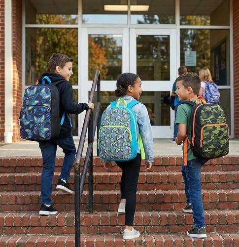 Trail maker Classic 17 inch Backpacks with Adjustable Padded Straps | School Backpacks for Girls, Boys - color: Game Controllers