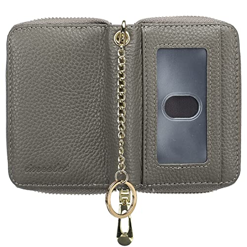 imeetu Rfid Credit Card Holder, Businese Card Case, Wallet for Women Men - color: Pro - Grey