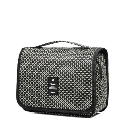 Sechunk Waterproof Travel Toiletry Bags Hanging Multi-function Cosmetic Bag Makeup Bag for Women - color: dblueStar