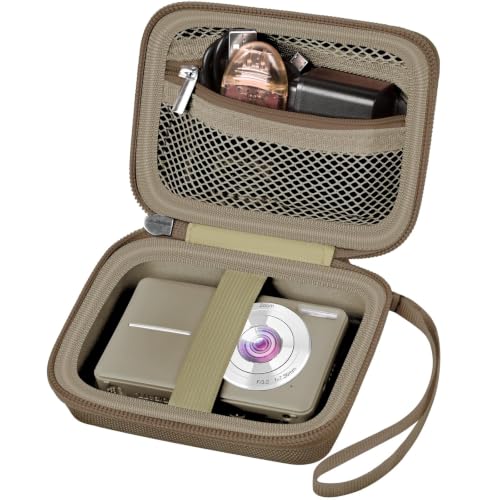 ALKOO Digital Camera Case for CAMKORY, Camera Pouch for KODAK Pixpro -Brown - color: Brown