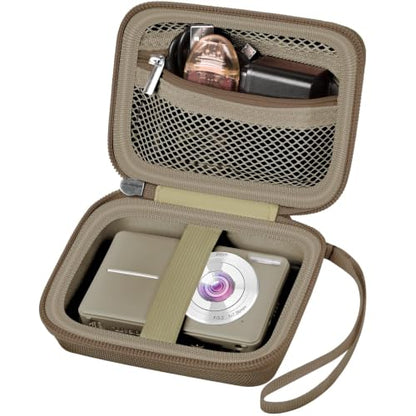 ALKOO Digital Camera Case for CAMKORY, Camera Pouch for KODAK Pixpro -Brown - color: Brown