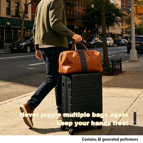 3Pack Adjustable Luggage Strap for Carry on Bag, Connect Bag to Suitcase