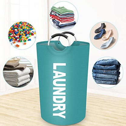 115L Large Laundry Basket, Dirty Clothes Waterproof Laundry Hamper, Green - color: Green, size: 115L