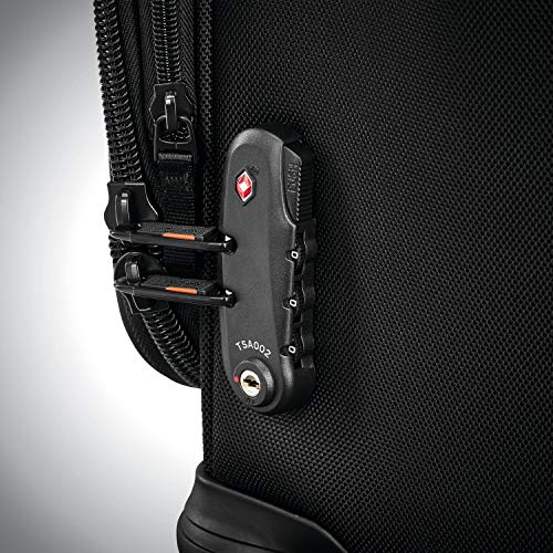 Samsonite 유니 성인용 프로 여행용 소프트사이드 확장 가능한 수하물 스피너 휠 포함, 블랙., Pro Travel 소프트 사이드 확장형 수하물 스피너 휠 포함 - size: Checked-Large 29-Inch