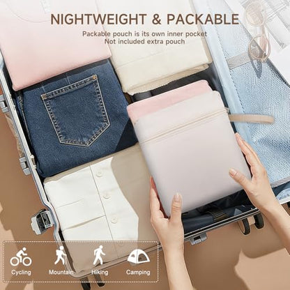 MOSISO 22L Small Hiking Backpack Foldable Travel Hiking Bags for Women Men