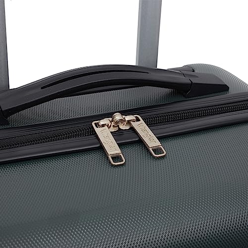 Wrangler 22" Hardside Spinner Carry-On Luggage, Olive - color: Olive