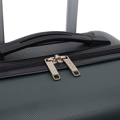 Wrangler 22" Hardside Spinner Carry-On Luggage, Olive - color: Olive