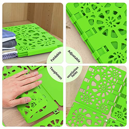 BoxLegend T Shirt Folder V2 Clothes Folding Board laundry folder Durable - color: Green