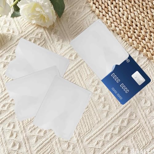 20PCS White RFID Blocking Sleeves, Credit Card Protector Holder Set - color: White