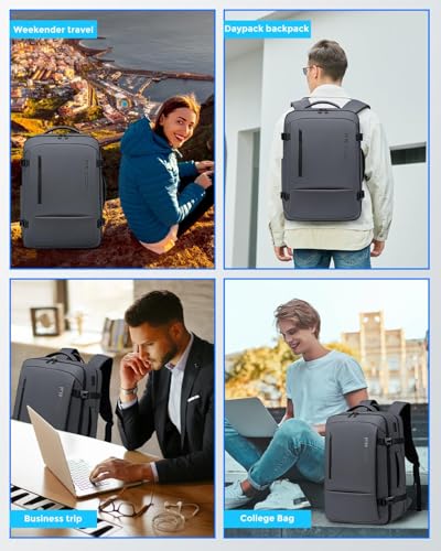 Fenree.geer Travel Laptop Backpack for Men, Business Laptop Backpack 17.3In - color: Grey