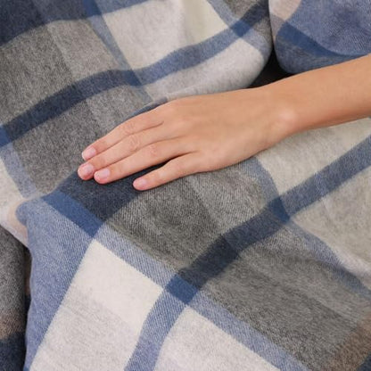 Soft Pure Wool Throw Blanket, Lightweight Warmth, Blue, 55"x83", - color: Ocean Cloud, size: Standard (1.5 lbs)