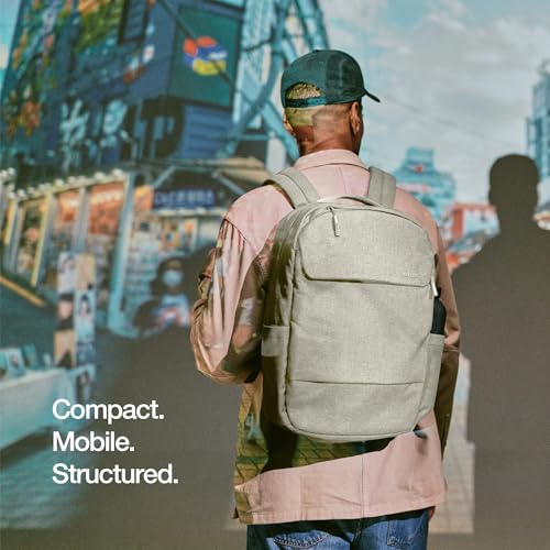Incase Crosstown Backpack with Woolenex, 20L, Fits 16 in Laptops, Limestone - color: Limestone