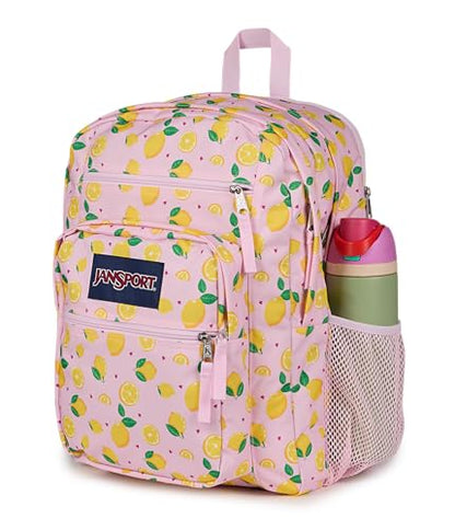 JanSport 34L Big Backpack - 15 Inch Laptop Sleeve, Lemonade Stand - color: Lemonade Stand Pink