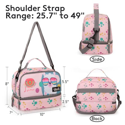 Tilami Rolling Backpack for Boys and Girls,Cool alpaca - color: Cool Alpaca
