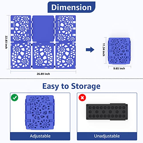 BoxLegend Shirt Folder V2 Shirt Folding Board Clothes Folder Neatly Blue - color: Blue