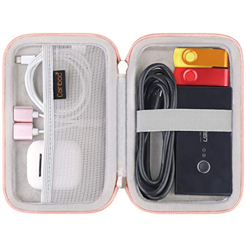 Canboc Case for MacBook Air Pro Charger MagSafe/MagSafe 2 Power Adapter - color: A-Rose Gold