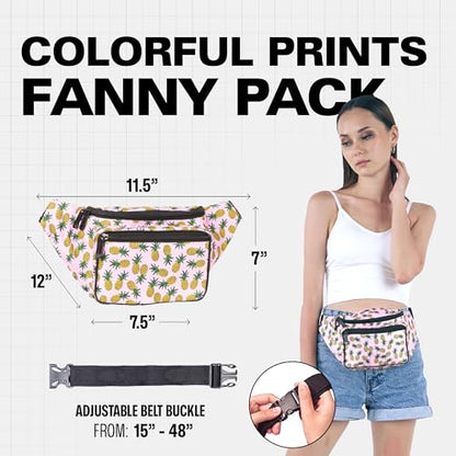 SoJourner Waterproof Fanny Pack, Pineapple - color: Pineapple v2