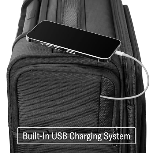 Samsonite UpLIFT Lightweight Softside Carry-On Luggage with Spinner Wheels - Expandable - Airline-Approved, Polyester Soft Suitcase for Ultra Light Travel - Black - color: Black, size: Carry-On