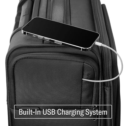 Samsonite UpLIFT Lightweight Softside Carry-On Luggage with Spinner Wheels - Expandable - Airline-Approved, Polyester Soft Suitcase for Ultra Light Travel - Black - color: Black, size: Carry-On